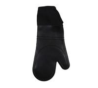 Gant de Cuisine 1PC Gants de Four Isolés Résistants à la Chaleur en Silicone Mitaines Micro-Ondes Outils Cuisson Ménage Cuisine Bar Ustensiles(Black)