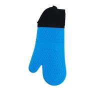 Gant de Cuisine 1PC Gants de Four Isolés Résistants à la Chaleur en Silicone Mitaines Micro-Ondes Outils Cuisson Ménage Cuisine Bar Ustensiles(Blue)