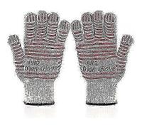 Gant de cuisine 2025 résistant aux températures extrêmes, finition thermique en Nomex et Kevlar, antidérapant