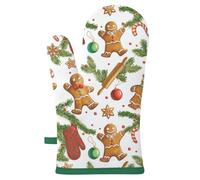 Gant de cuisine biscuits de Noël 18 x 30 cm