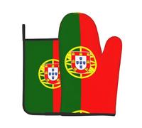 Gant de cuisine drapeau du Portugal - Gants de cuisine et maniques - Gants de cuisine pour micro-ondes, pâtisserie,