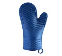 Gant de cuisine en silicone résistant à la chaleur avec poignée antidérapante et doublure isolante en tissu éponge, fabriqué pour une manipulation sûre des ustensiles de cuisine et des fours chauds (C