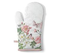 Gant De Cuisine Fleurs Roses Et Papillons Ambiente 18 X 30 Cm