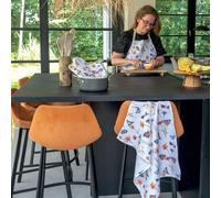 Gant de cuisine jardin de papillons
