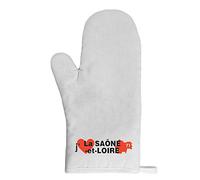 Gant de Cuisine manique J'aime la saône-et-Loire