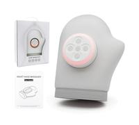 Gant De Massage Double Pour Les Mains, Masseur 3 En 1 Avec Fonction Chaleur Et Compression, Soulage La Fatigue Des Mains, Masse Les Poignets En Cas D'arthrite Et De Syndrome Du Canal Carpien(blanc)