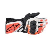 Gant De Moto Alpinestars SP-8 V3 Pour Homme (Noir/Blanc/Fluorescent) Taille: M