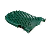 Gant de pansage en caoutchouc avec brosse Hispano Hipica Vert TU