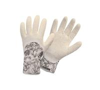Rostaing Gants de jardinage Flower - Latex naturel blanc, lavables et imperméables - Taille 06