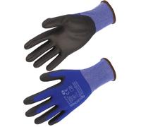 Gant de protection Enduit PU Support polyamide Jauge 18 - SINGER - NYM18PUB T9