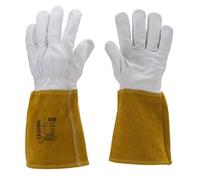 Gants de soudeur EUROWELD 100 TIG fleur caprin manchette croute 15cm taille 9 - - 1WEL100009