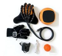 Gant de Rééducation Robotique pour AVC et Hémiplégie - Appareil d'Entraînement des Doigts et de la Main - Équipement de Thérapie à Domicile pour Renforcement et Mobilité(Gauche,XL)