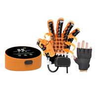 Gant De Robot Rééducation Main Hémiplégie Gants Pour Arthrose Orthèses De Doigts, Equipement D'entraînement De Rééducation D'avc Pour Troubles De La Main(Orange-right,Small)