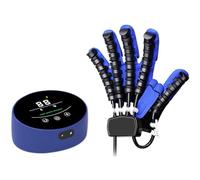 Gant De Robot Rééducation Main Hémiplégie Gants Pour Arthrose Orthèses De Doigts, Equipement D'entraînement De Rééducation D'avc Pour Troubles De La Main(Blue-right,XX-Large)