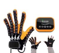 Gant De Robot Rééducation Main, Hémiplégie Gants Pour D'AVC Orthèses De Doigts Main, Équipement D'Entraînement Des Doigts Pour Altération De La Fonction De La Main(Left,Medium)