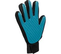 Gant De Soin Du Pelage Pour Chiens - Stimule La Circulation Sanguine - Élimine Les Poils Détachés - Également Pour Les Animaux Sensibles - Noir/Bleu - 16 X 24 Cm - 23393