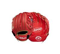 Gant de T-Ball Wilson 2024 A200 EZ Catch 9 - Lancer main droite Rouge/Or M tallis