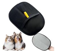 Gant de toilettage double face, brosse anti poils animaux, brosse gant poil chat, gants d'épilation réutilisables pour le lavage, le démêlage et le toilettage (1 Stück)