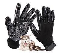 Gant de toilettage pour chien, chat, outil de massage et de toilettage pour chats, chiens, lapins et chevaux, gant de brosse pour poils courts, moyens et longs