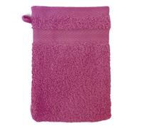 Gant de toilette 16x21 cm ROYAL CRESENT Rose Vin 650 g/m2