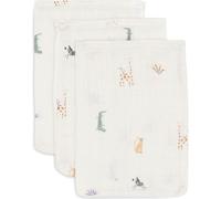 Jollein Jungle Jambo Lot de 3 Serviettes de Toilette pour bébé 100% Coton 15 x 20 cm Certifié Oeko-Tex