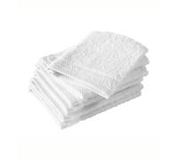 De Witte Lietaer 194838 Lot de 6 Gants de Toilette Coton Blanc 15 x 22 cm