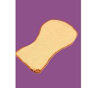 Gant de toilette en coton fait à la main - 12,7 x 22,9 cm - Motif culturel traditionnel | Accessoire de bain exfoliant doux pour homme et femme | Soins de la peau, spa à domicile et cadeau, bain