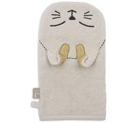 Jollein Gant de Toilette Bébé - Éponge - Charlie - 27x16 cm - 100% Coton - Gant de Toilette Bébé - Certifiée OEKO-TEX