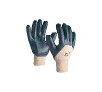 Gant de travail NI150 en coton enduit nitrile blanc/bleu T10 - 1190B T.10