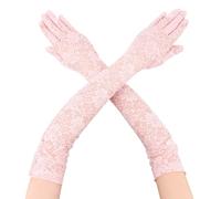 Gant Dentelle,Femme Gants En Dentelle,Gants Longs Femme,Halloween Gants De Dentelle Roses,Gants De Diablesse,Gants Halloween Femme,Mitaine Femme Resille,Gant De Soirée,Gants Resille,Fishnet Gloves