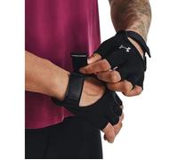 Under Armour – Gants d'entraînement Training – ultra-légers respirants, paumes cuir – Noir S Femme