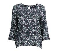 Gant - Élégante chemise bleue en viscose - Femme - Blouses et Chemises - Multicolore - Taille: 36 FR