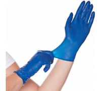 Gant en latex Soft Blue, L, sans poudre, bleu