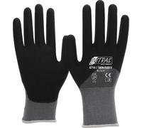 Gant en maille fine Skin Flex V taille 7, gris / noir