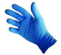 GANT EN NITRILE BLEU - TAILLE 7/8 - Medium