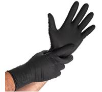 Gant en nitrile 'POWER GRIP LONG', M, noir