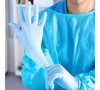 Gant en nitrile SAFE SUPER STRETCH, XL bleu - Boîte de 100 gants