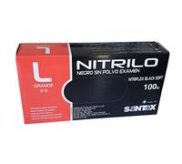 Gant en nylon noir L 100 unités Santex