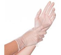 Gant en vinyle 'IDEAL', L, blanc - Boîte de 100 gants