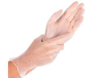 Gant en vinyle 'IDEAL LIGHT', L, blanc - Boîte de 100 gants