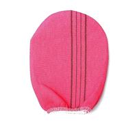 Gant exfoliant 1 pièce for gommage au hammam chaud, préparation, gants de douche durables, corps, visage, bronzage, massage Pour la douche, le spa et le massage(B Red)