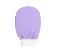 Gant exfoliant 1 pièce for gommage au hammam chaud, préparation, gants de douche durables, corps, visage, bronzage, massage Pour la douche, le spa et le massage(A purple)