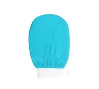 Gant exfoliant 1 pièce for gommage au hammam chaud, préparation, gants de douche durables, corps, visage, bronzage, massage Pour la douche, le spa et le massage(A blue)
