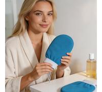 Gant exfoliant coréen pour enlever les peaux mortes | Peau lisse et éclatante, outil efficace pour l'exfoliation du corps sous la douche, idéal pour l'autobronzant ou la kératose