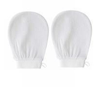 Gant exfoliant pour la douche, gant de bain marocain hammam gant exfoliant, matière rayonne dégradable, blanc