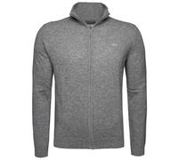 Gant Extrafine Lambswool Zip Cardigan pour Homme, Dark Grey Melange, L