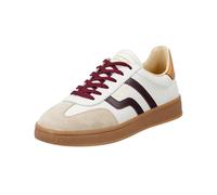 GANT Femme Cuzima Basket, Blanc cassé, Rouge Prune, 39 EU