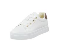 GANT Footwear AVONA Baskets pour Femme, 37 EU, Blanc/Or rosé, 37 EU
