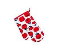 Gant Four Gant Cuisine Gants De Four Résistants À La Chaleur Doublure En Coton Boucle De Suspension Pour La Cuisson Cuisson Micro-Ondes Grillades Et Barbecue, 2Pcs Gant Four Anti Chaleur(Rot)