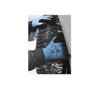 Delta Plus Gants VV736BL0 100% acrylique main toute enduite de latex Bleu clair T11